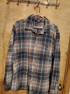 #696 Mens flannel shirt by Eddie Bauer